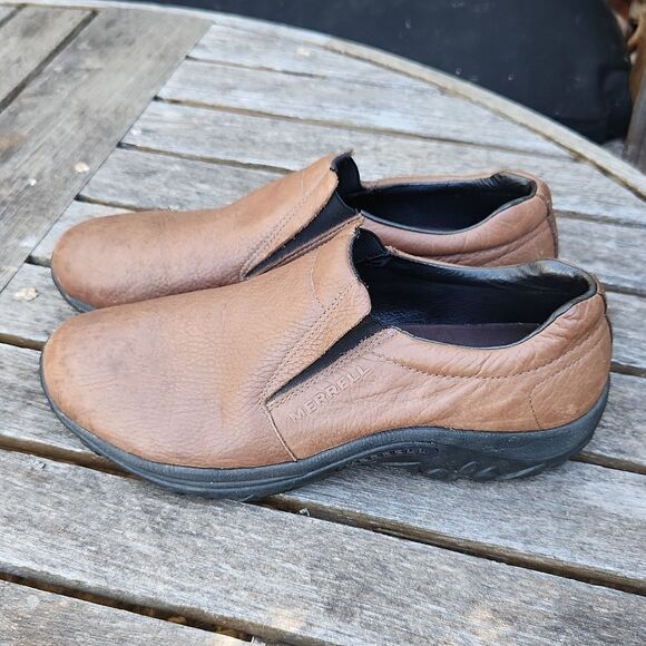 Merrell Mahogany Brown Moc Shoes 13 main image 4